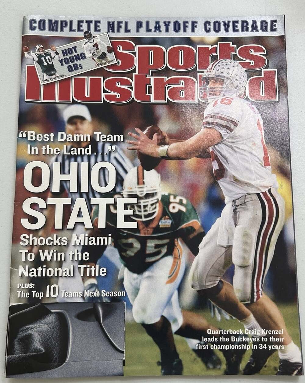 Sports Illustrated Ohio State Buckeyes National Title Magazine January 2003